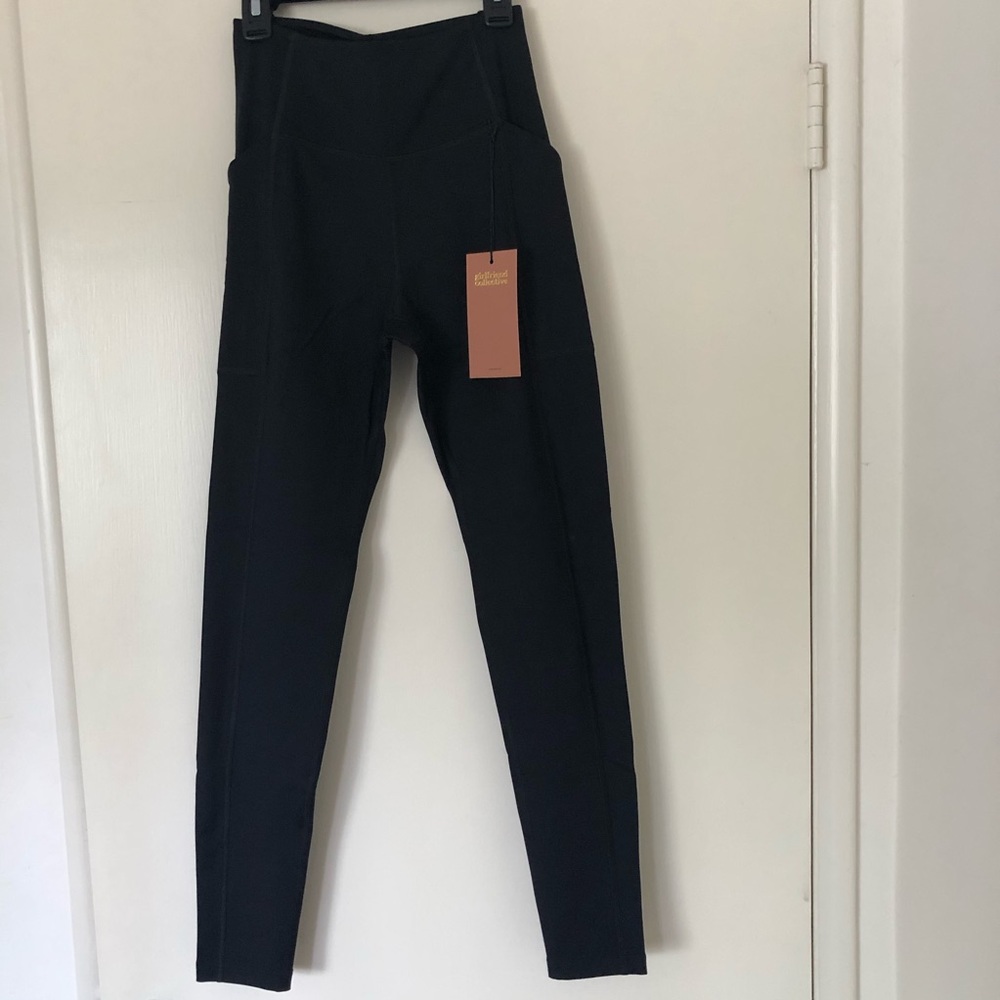NWT Girlfriend Collective black leggings XS